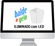 Balde de Gelo Iluminado